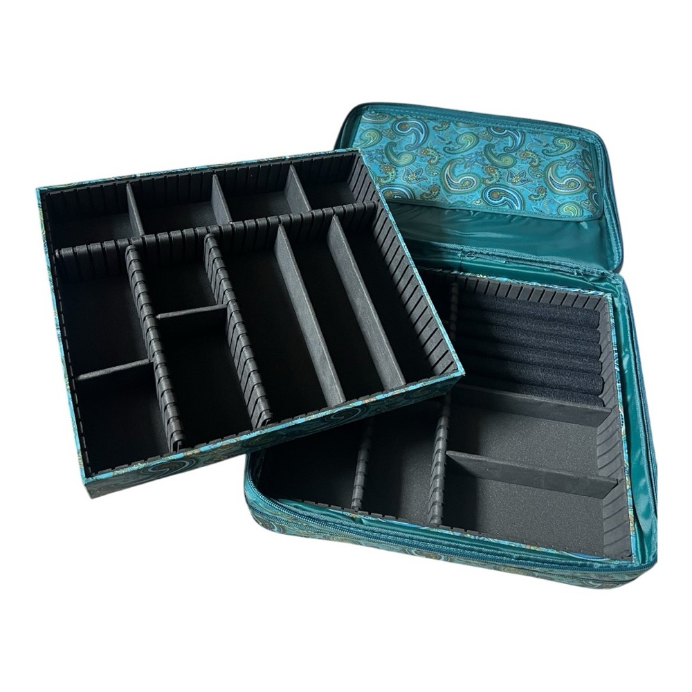 JOY MANGANO JEWELRY TRAVEL ORGANIZER CARRY CASE - Picture 6 of 13